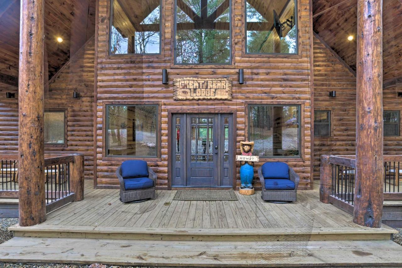 Luxe 'Great Bear Lodge' With Spa, Fire Pit, And Views! Broken Bow Buitenkant foto